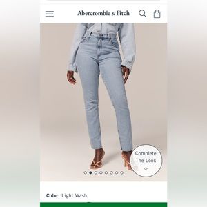 Abercrombie 90s slim straight jeans